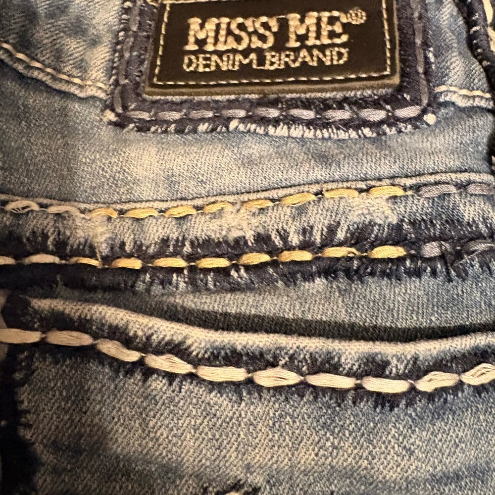 Miss Me Light Blue Denim Jeans - Picture 8 of 12